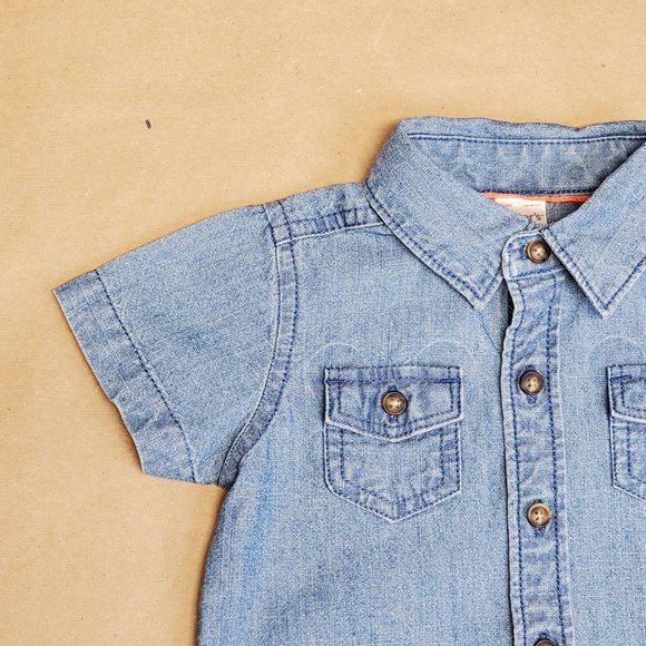 Carter's 2-Pc. Shirt & Shorts Set 9M Blue - Picture 15 of 15